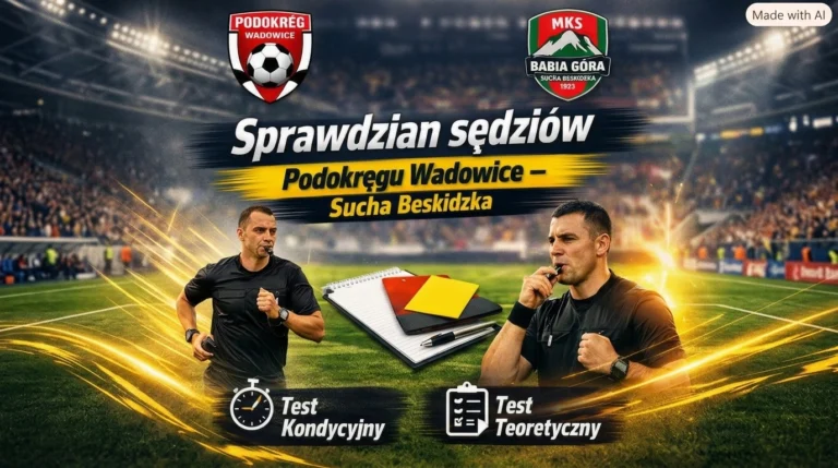 Sprawdzian sędziów Podokręgu Wadowice